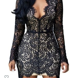 Sexy Lace Mini Dress